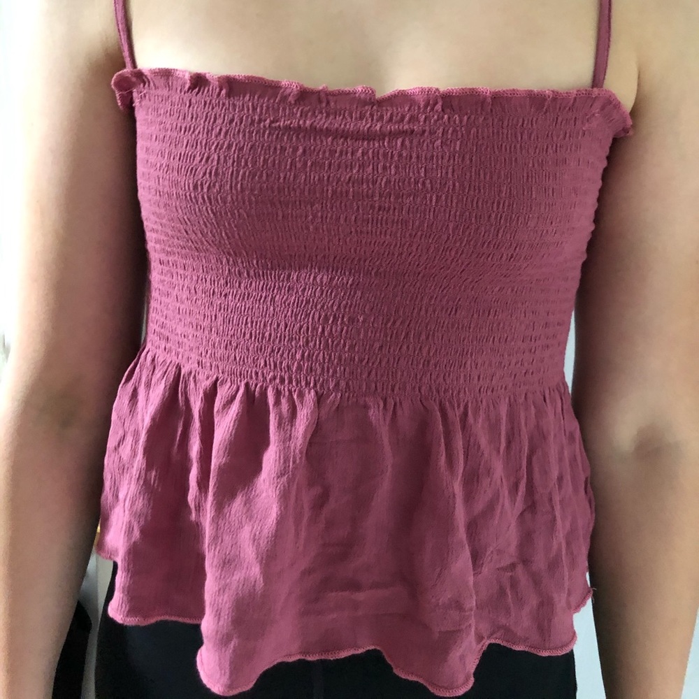 Smocked Fit and Flare Top